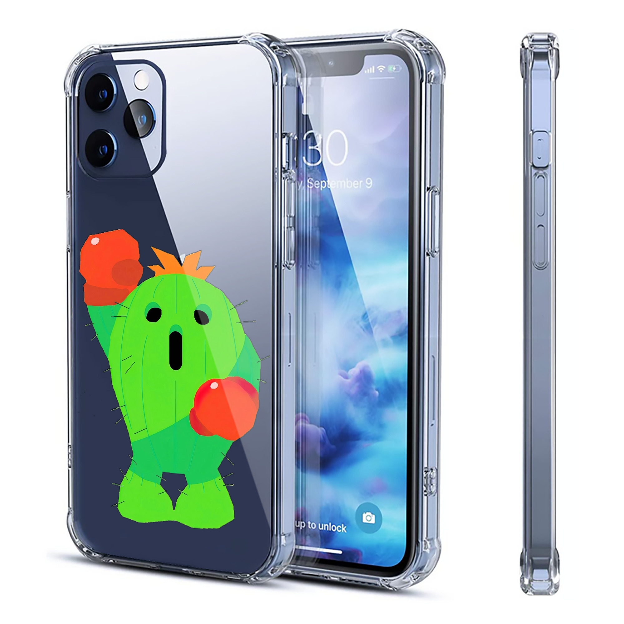 （画像用） Digimon デジタルモンスター/デジモン 【iPhone 12シリーズ対応】透明スマホケース（クリアソフトケース）